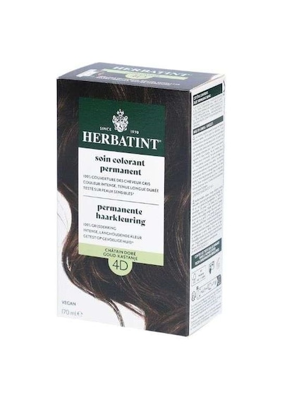 Herbatint Soin Colorant Permanent 4d Chatain Dore 170ml
