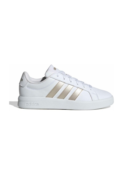 Adidas Grand Court Base 3.0 Beyaz Kadın Sneaker Beyaz-altın Adidas Grand Court Base 3.0 Beyaz Kadın Sneaker Beyaz-altın