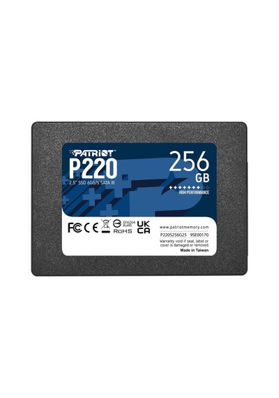 P220 Dahili Solid State Drive 256gb Ssd Sata 3 2,5 İnç Standart