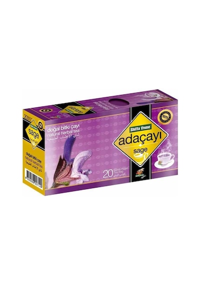 Shiffa Home Adaçayı Doğal Bitki Süzen Poşet Çay 20 x 1.5 G