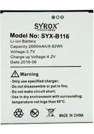 Syrox T103 / T705 Batarya B116