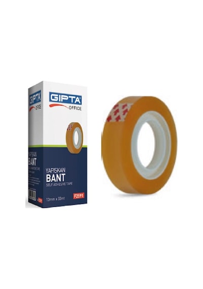Gıpta Yapışkan Bant 12 Mm X 33 Metre