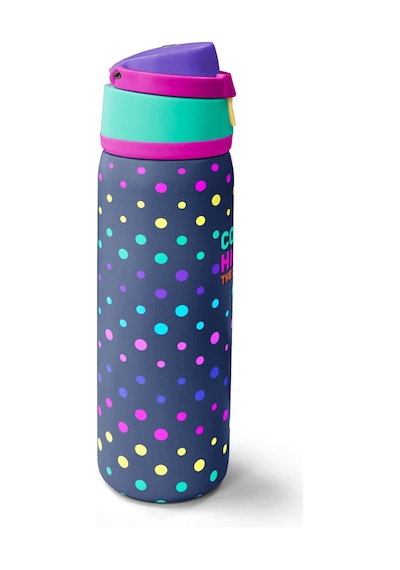 Coral High Lacivert Puantiyeli Desenli Pipetli Ve Direkt İçim Çelik Termos 800 Ml 38534 Lacivert