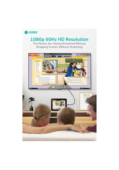 Lightning To Hdmı Kablo iPhone Uyumluİpad Tv Görüntü Aktarıcı 10w Şarj Girişli 1080p 60hz 1.8 Metre