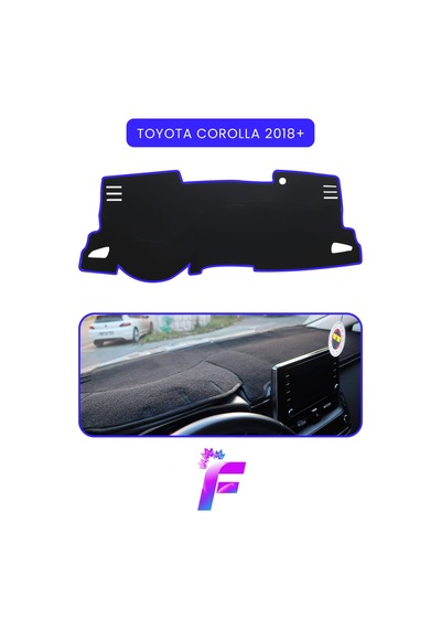 Toyota Corolla Hayalet Ekranlı 2018+ Torpido Örtüsü Güneşten, Isıdan, Çatlamadan Korur B47