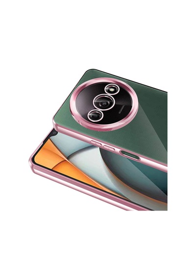 Xiaomi Redmi A3 4g 2024 Kılıf Kamera Lens Korumalı Logo Gösteren İnce Hafif Pazarplus Siyah