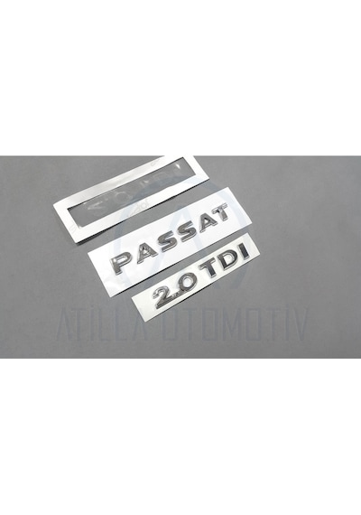 Volkswagen Passat B7 B8 Cc 2.0 Tdi Bagaj Yazısı Takım Krom
