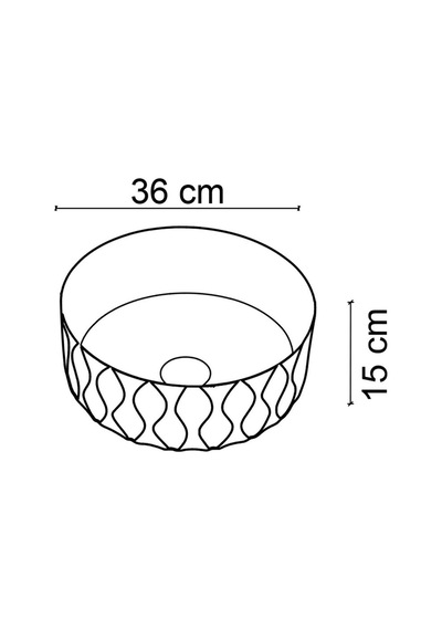 Ey-4750mk Mat Cappucino Tezgah Üstü Lavabo Cappucino
