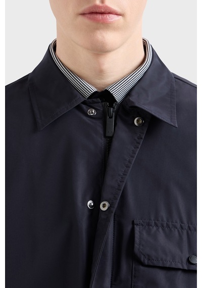 Armani Exchange Erkek Gömlek Ceket Xm000209 Af12012 Ub101 Lacivert Lacivert