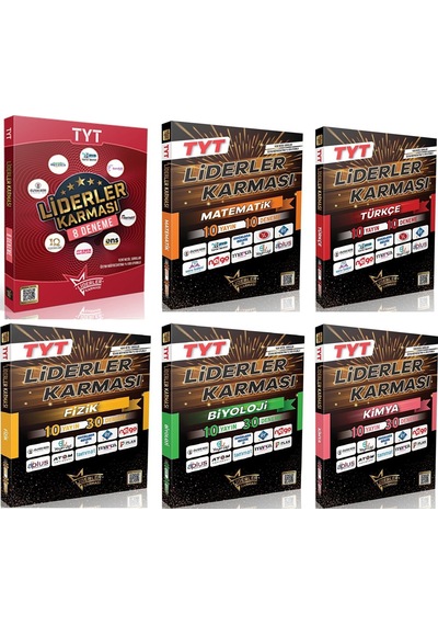 Tyt Sayısal Deneme 6 Kitap Set Liderler Karması
