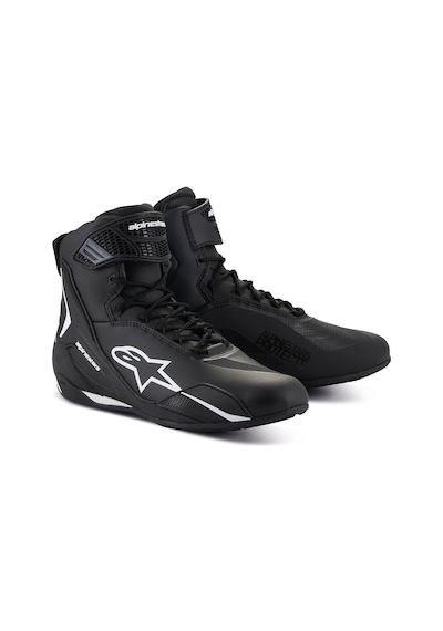 Alpinestars Faster-4 Korumalı Motosiklet Botu Siyah Beyaz