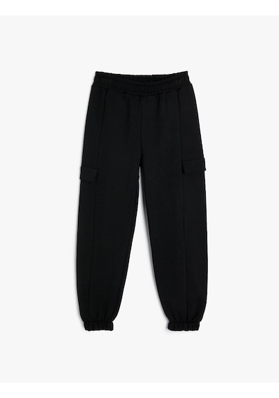 Koton Basic Jogger Eşofman Altı Cep Detaylı Beli Lastikli Siyah 5wkg40025ak Siyah Koton Basic Jogger Eşofman Altı Cep Detaylı Beli Lastikli Siyah 5wkg40025ak Siyah