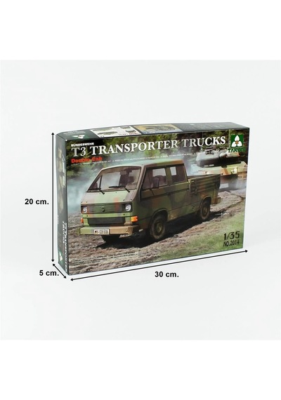 1/35 Vw T3 Çift Kabinli Kamyonet Maketi, Takom 2014