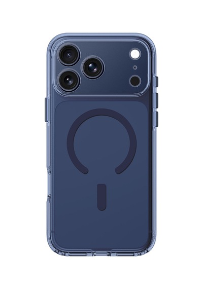 Apple Uyumlu iPhone 17 Pro Kılıf M-safe Kamera Korumalı Amazingthing Minimal Lens Serisi Kapak Mavi Mavi