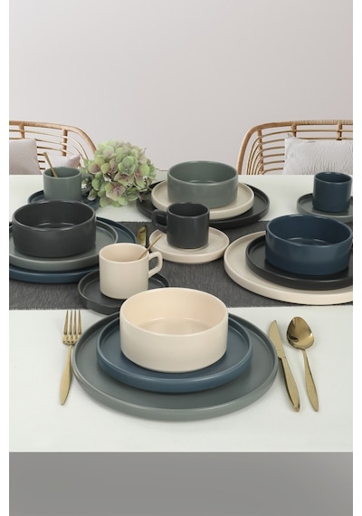 Keramika River Stackable Yemek/Kahvaltı Takımı 20 Parça 4 Kişilik Keramika River Stackable Yemek/Kahvaltı Takımı 20 Parça 4 Kişilik