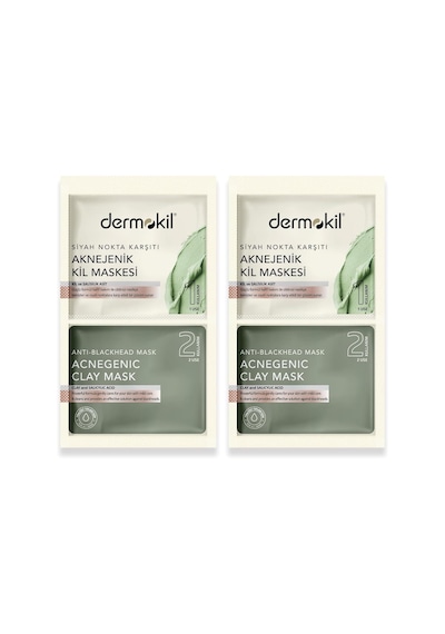 Siyah Nokta Karşıtı Kil Maske 2x7.5 Ml 2 Paketi