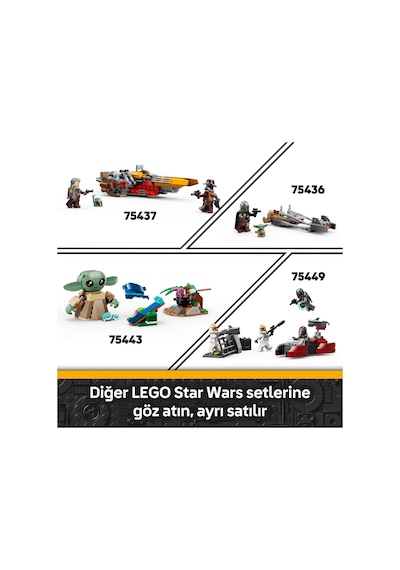 LEGO® Star Wars™ Klon Şok Trooper™ Robotu 75448 - 6 Yaş Üzeri Çocuklar için Figür İçeren Yaratıcı Oyuncak Yapım Seti (151 Parça)