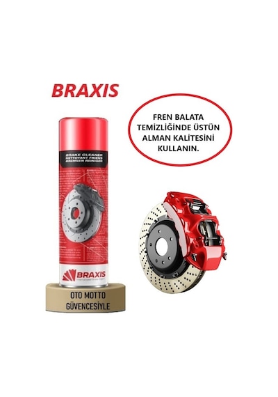 Oto Motto Braxis Fren Balata Spreyi Braxis 500 Ml 5 Adet