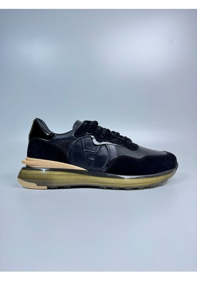 Daytex Premium Hakiki Deri Erkek Sneaker İthal Hava Tabanlı Siyah