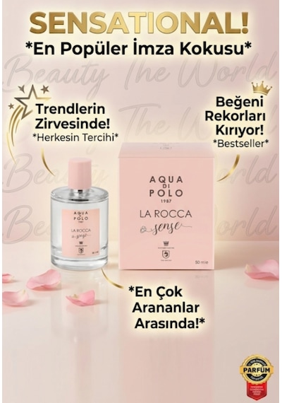 Aqua Di Polo La Rocca Sense Kadın Parfümü - En Popüler İmza Kokusu Çiçek - Meyve