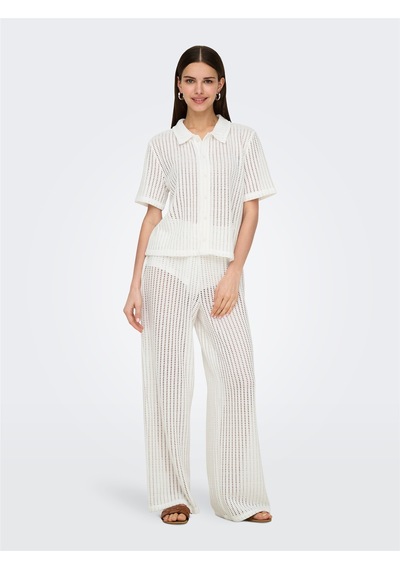 Onlfreya Straıght Pant Jrs Kadın Beyaz Pantolon - 15349329 Beyaz