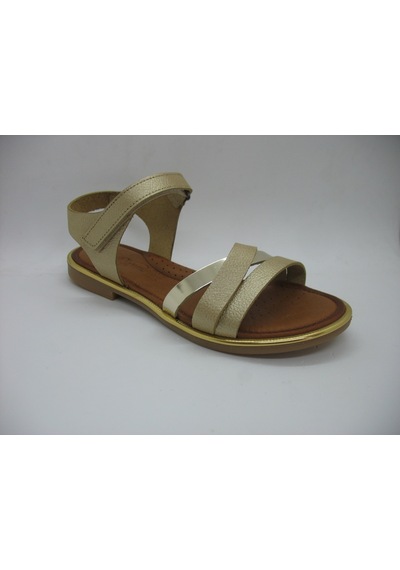 Piarmoni 01411 Deri Ortopedik Altın Sandalet 31-35 Pudra
