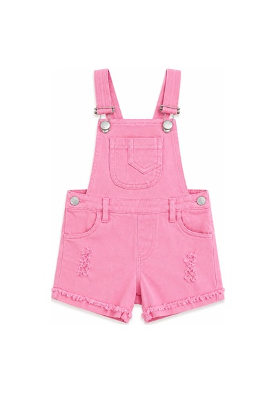 Babyhola %100 Pamuk Pembe Kot Salopet 9132