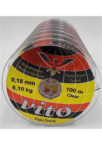 Vito Süper Strong Fluorocarbon Coated Olta Misinası 100mt - 0.22m