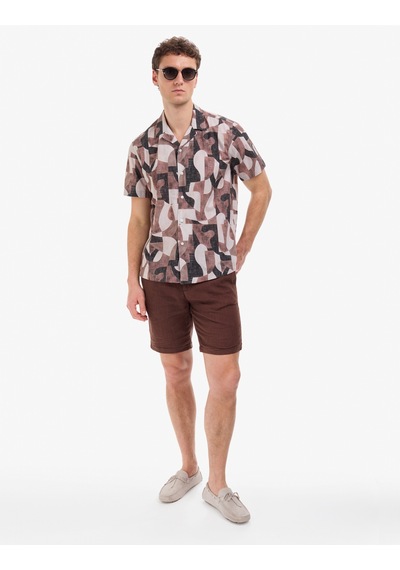 Pierre Cardin Erkek Koyu Kahverengi Şort / Bermuda 50321827-vr084