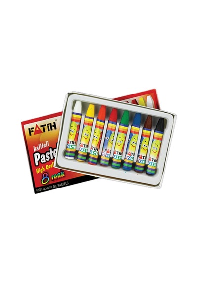 Fatih Pastel Boya 8 Renk King Size Çok Renkli