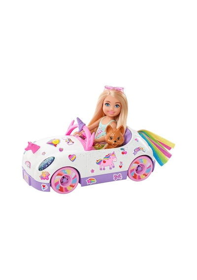 Barbie Chelsea  Bebek ve Arabası  GXT41
