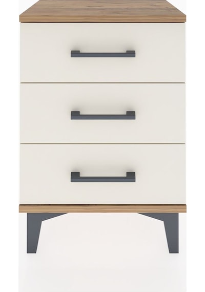Arges Komodin 3 Çekmeceli 44x30x64 Çam-aytaşı Çam