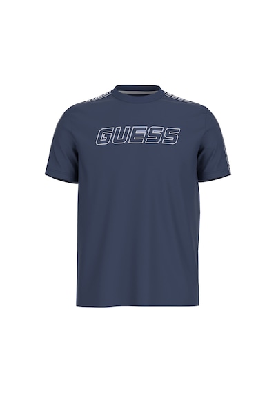 Guess Erkek Arlo Logolu T-shirt L Lacivert