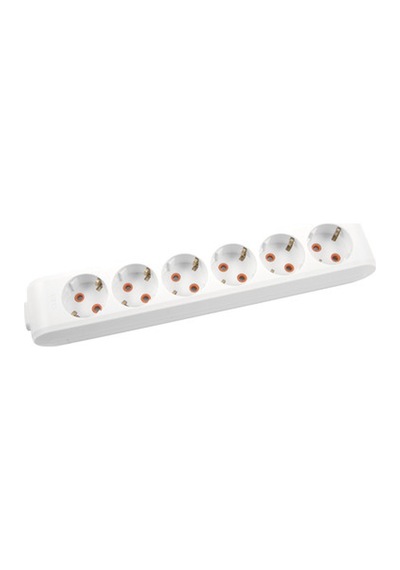 Viko Multi-let 6'lı Topraklı Çocuk Korumalı Klemensli Priz Beyaz