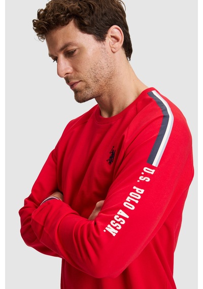U.S. Polo Assn. Erkek Kırmızı Pijama Takımı 50333239 Vr030