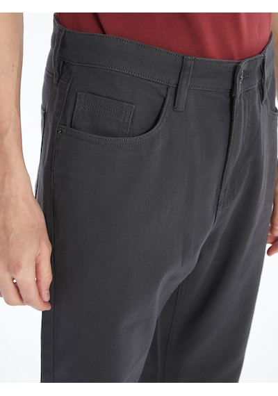 Lcwaıkıkı Classic Antrasit Dar Kalıp Erkek Chino Pantolon