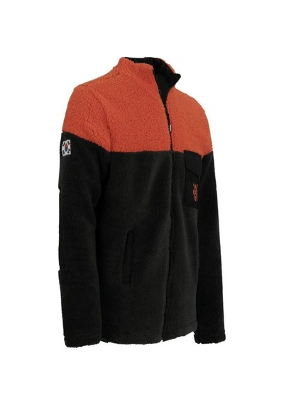 Luo Camp Rüzgar Geçirmez Erkek Peluş Polar 02 - Antrachıte / Or Çok Renkli