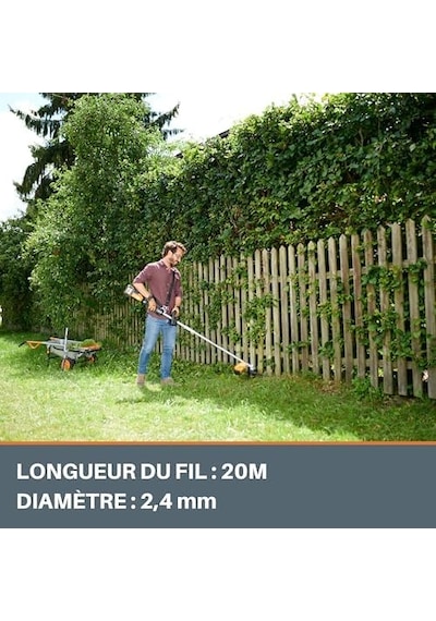 Wa0209 Wg185e/wg186e İçin 2.4mm 20 Metre 5x 4m Pro-grade Spiral Burgulu Yedek Misina