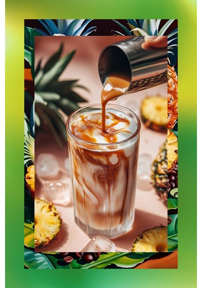 Inulin & Bromelain Coffee İnülin, Bromelain, Matcha & Ananaslı Form Kahve 120 G Granül
