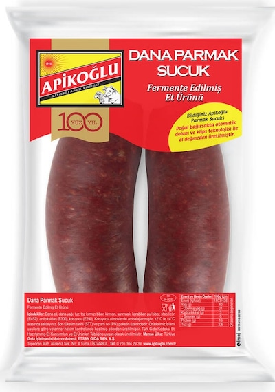 Dana Parmak Sucuk 200 Gr. Üçlü Paket Toplam 600 Gr.