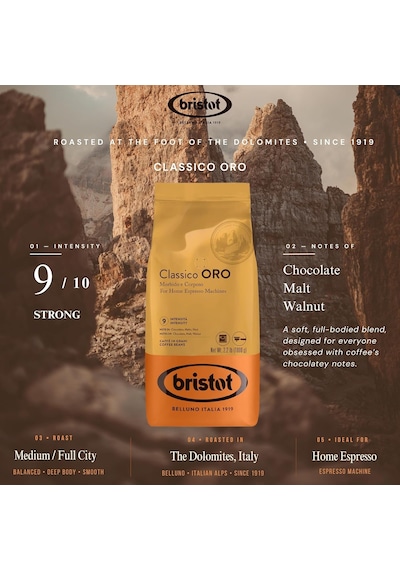 Tanışma Paketi 3 X 1 Kg Çekirdek Kahve - Özel Seçki Premium İtalyan Espresso Buongusto + Speciale + Classico Oro