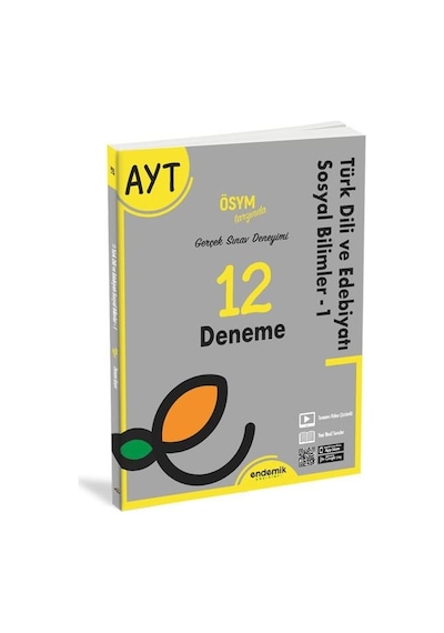 Yks Ayt Türk Dili Ve Edebiyatı & Sosyal Bilimler-1 12 Deneme