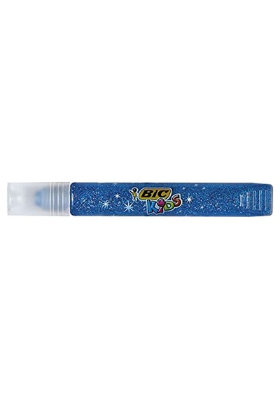 Bıc Kids Metalik Simli Yapıştırıcı 6'lı Blister, Su Bazlı Simli Yapıştırıcı, Çoğu Kumaştan Kolayca Çıkar