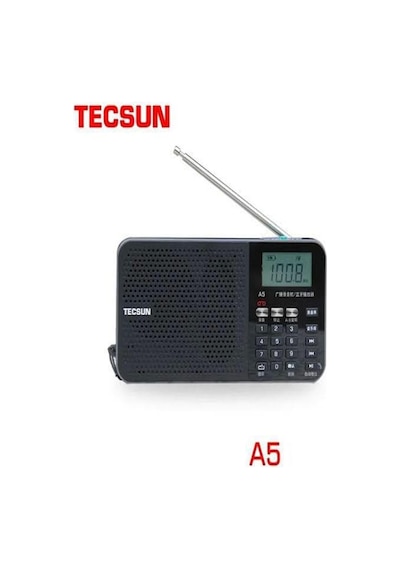 Ultratekno Tecsun A5 Taşınabilir Şarjlı Cep Radyosu Bluetooth Hoparlör Fm Radyo Mp3 Çalar & Ses Kayıt Cihazı