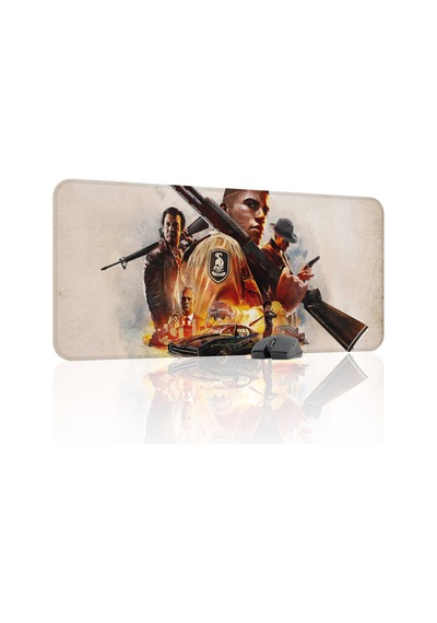 Mafia Kaymaz Dikişli Kauçuk Oyuncu Mousepad V3 - 90x40 Xxl Gaming Mouse Pad Fare Altlığı