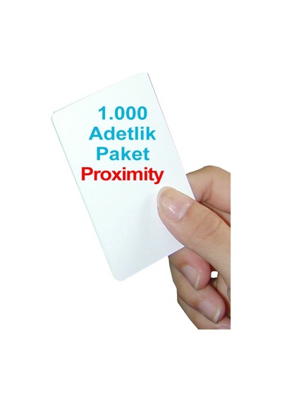 1.000 Adet 1.sınıf Proximity Kart Seri Numara Baskılı