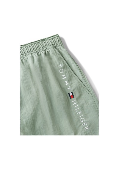Tommy Hilfiger Medıum Drawstrıng Zip Pocket Erkek Gri Deniz Şortu - Um0um03748