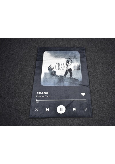 Zehra Abla Halı Yeni Lüks Dekoratif Crank Playboi Carti Tasarım Digital Baskı Makine Halısı 7122 Çok Renkli