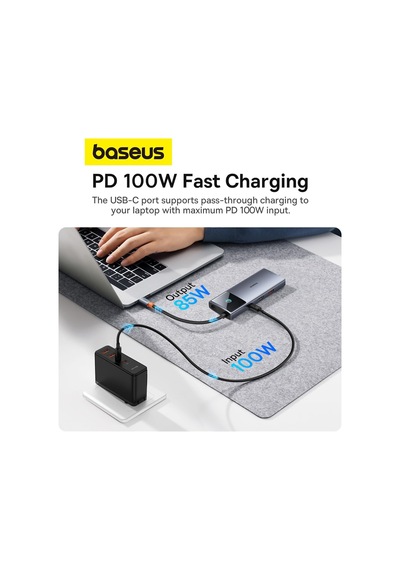 Lexroo Hub 6in1 Metal Gleam 2 Serisi, Usb-c'den 2xusb 3.0 Usb-c'ye, Hdmı Usb-c Pd Ethernet Rj45