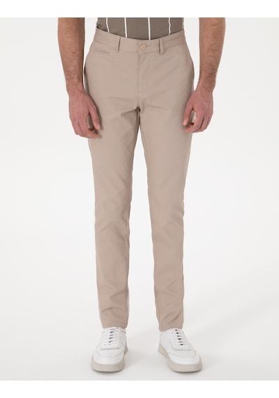 Pierre Cardin Erkek Bej Pantolon Kanvas-chino 50308077-vr011 Bej